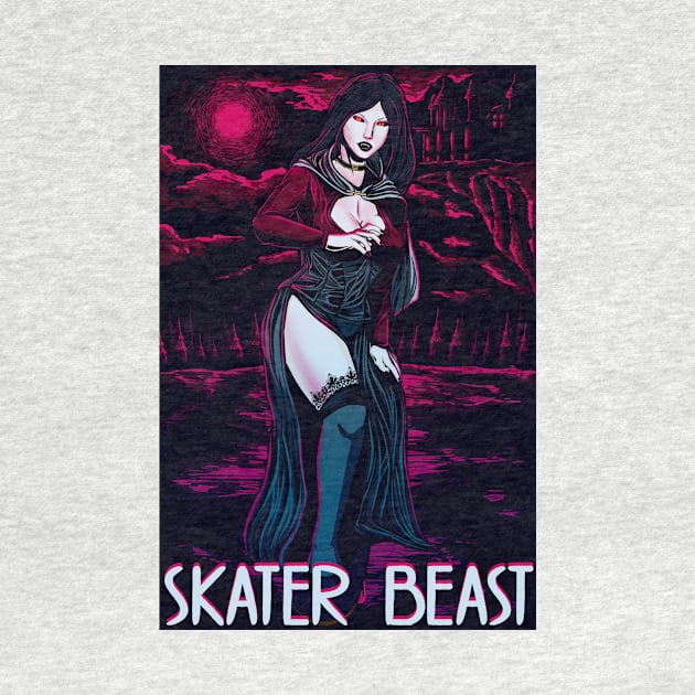 Vampire, Skateboard, Skater, City, Halfpipe, Girl by Strohalm